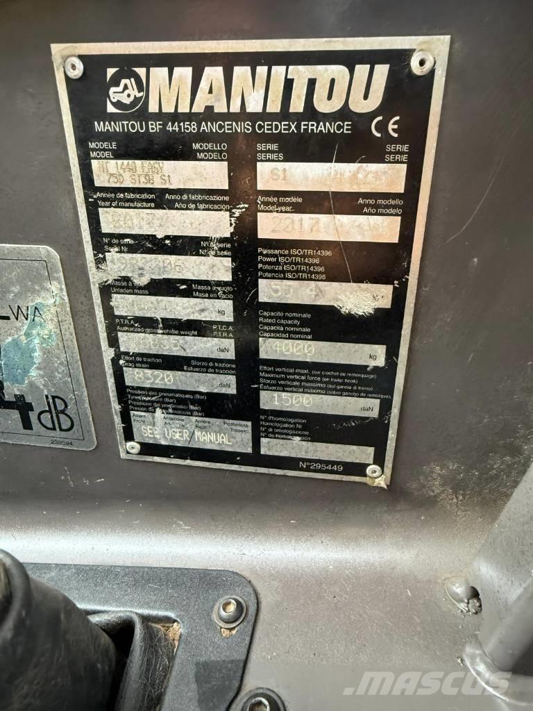 Manitou MT 1440 Manipulador telescópico