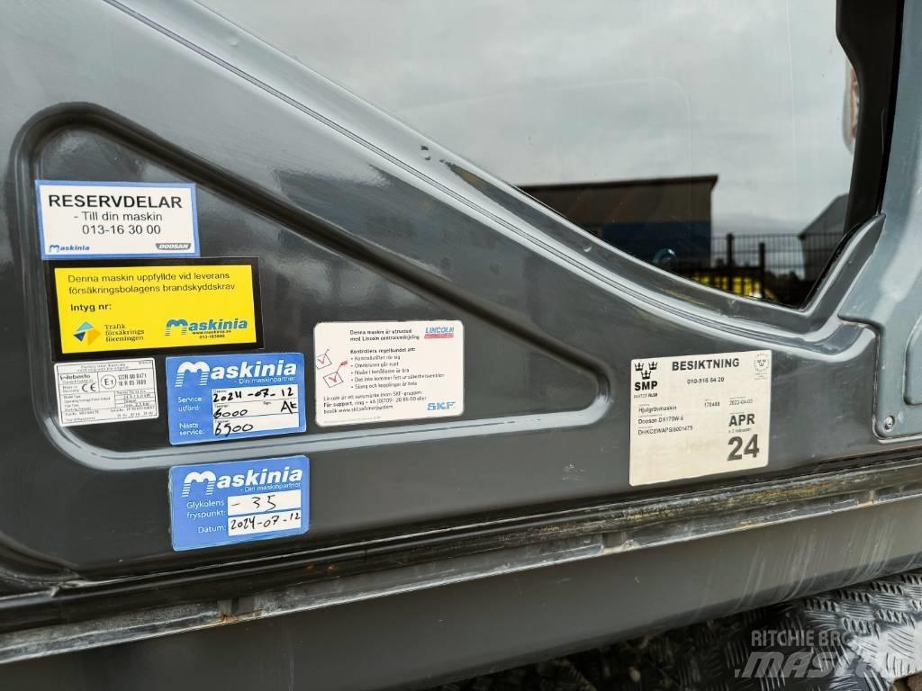 Doosan DX170W-5 Escavadoras de rodas