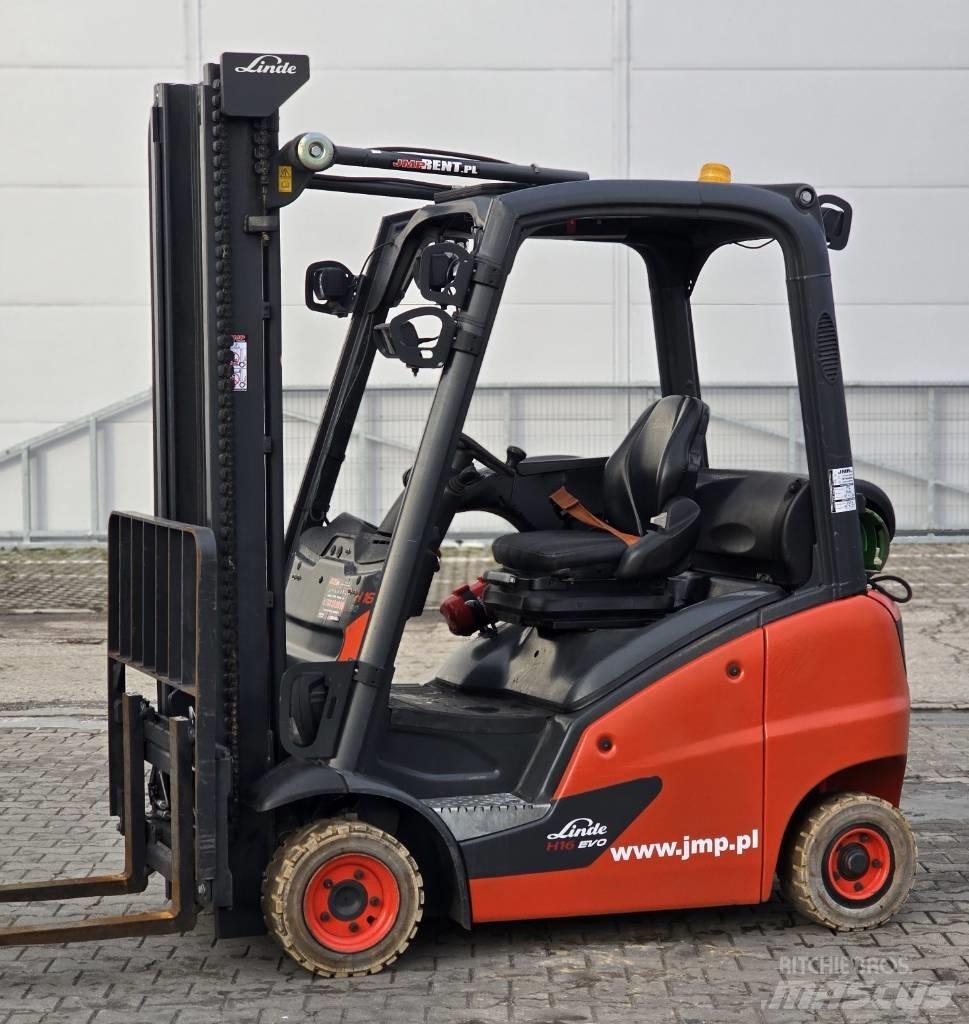 Linde H 16 T - 01 Empilhadores a gás