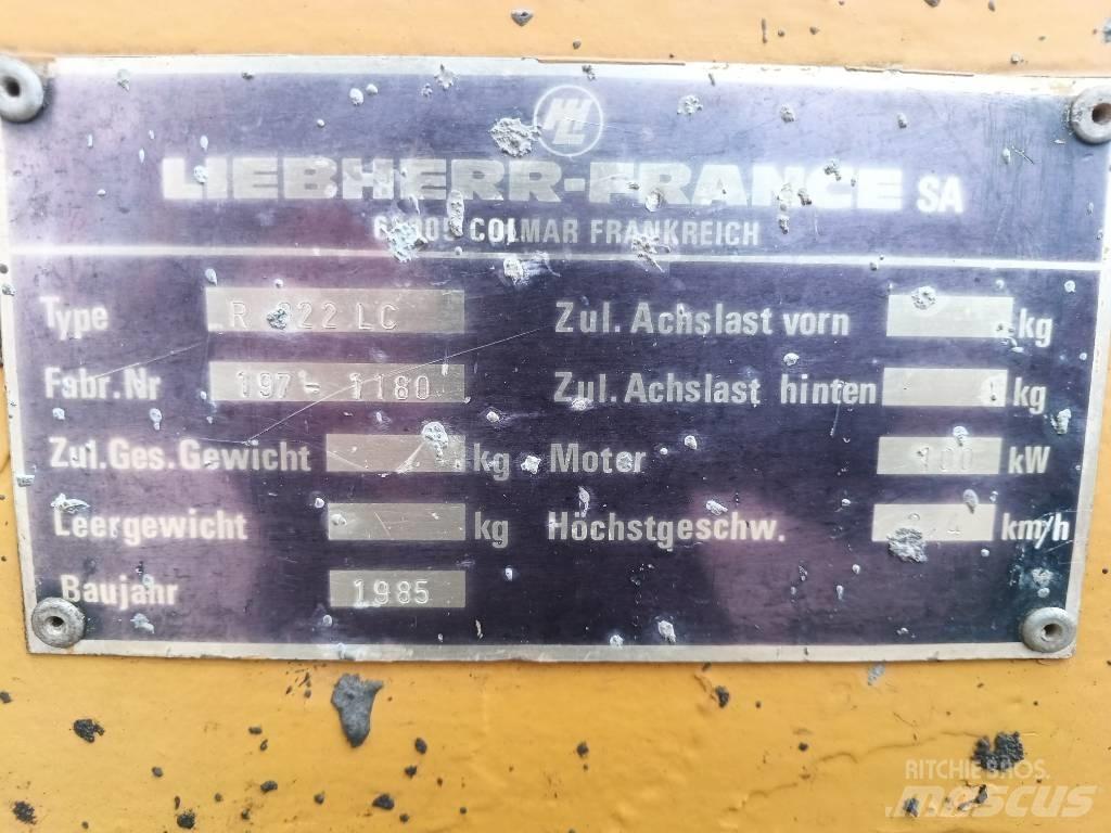 Liebherr R 922 L Escavadeiras de esteiras