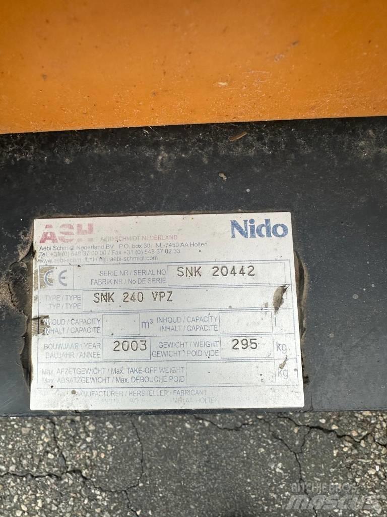 Nido SNK 240 VPZ Lâminas de neve e arados