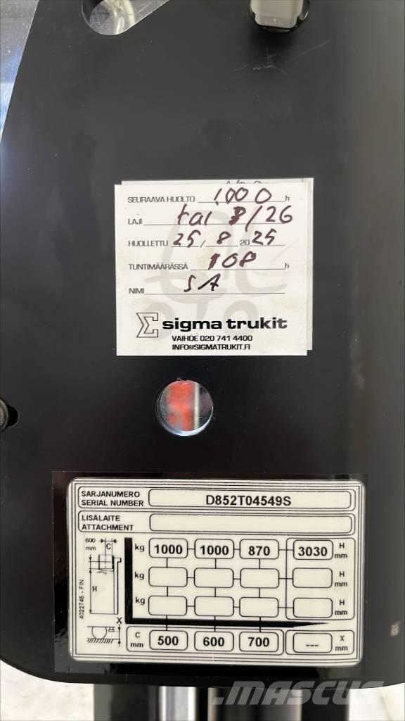 Yale MS 10 Empilhador para operador externo