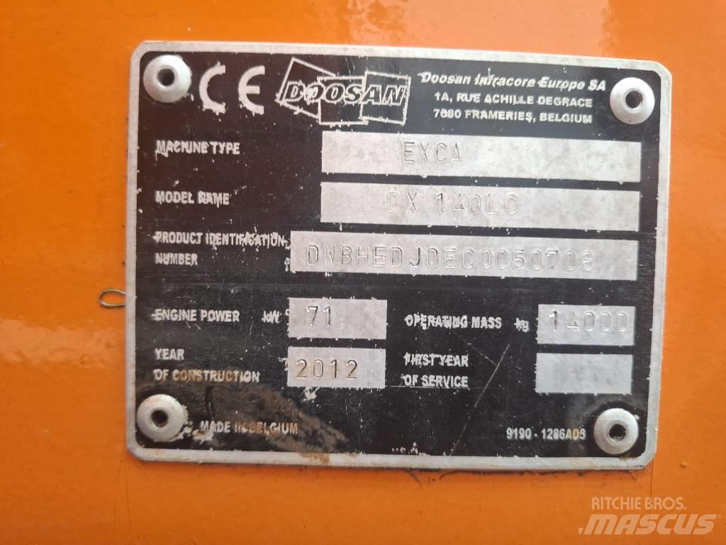 Doosan DX 140 LC Escavadeiras de esteiras