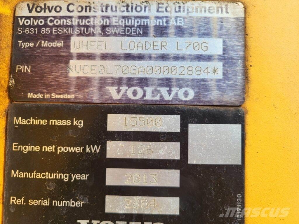 Volvo L70G Carregadeiras de rodas