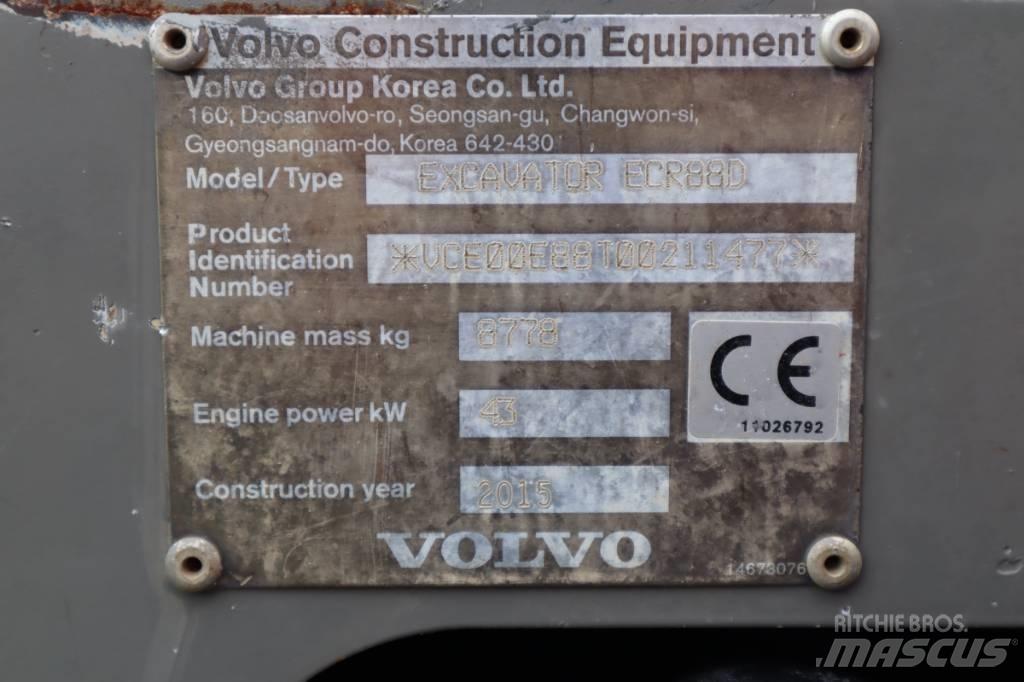 Volvo ECR88D Escavadoras Midi 7t - 12t