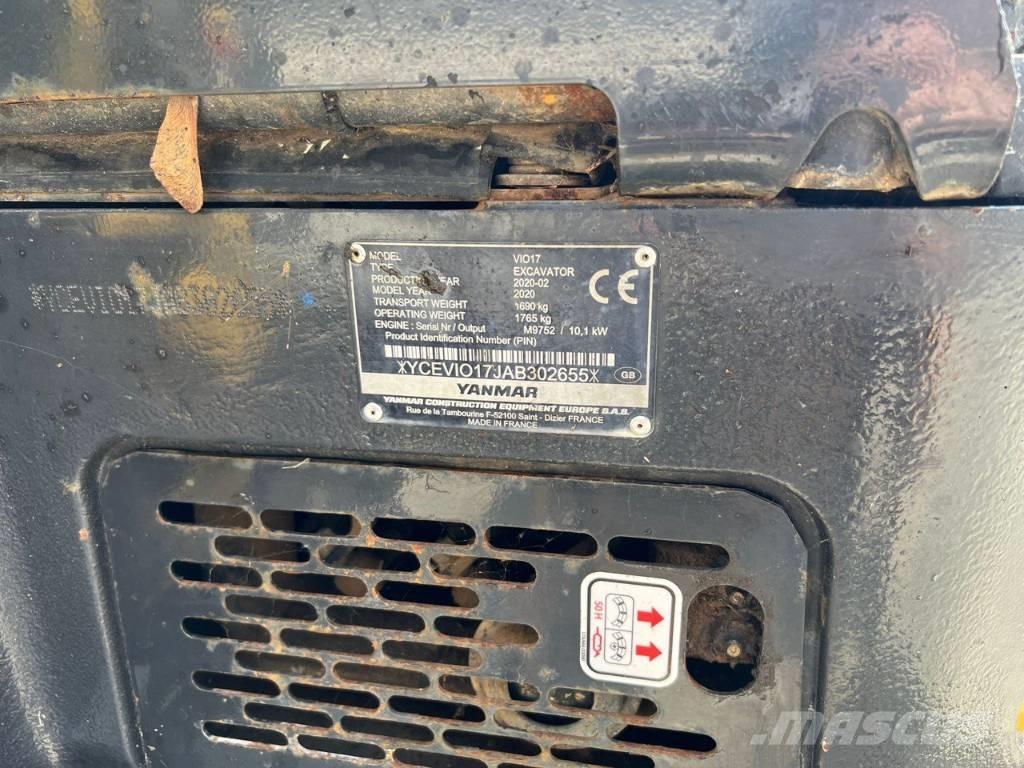 Yanmar Vio 17 Miniescavadeiras