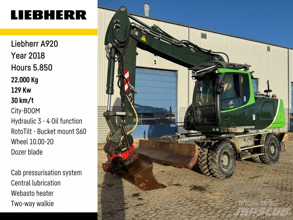 Liebherr A 920 Escavadoras de rodas