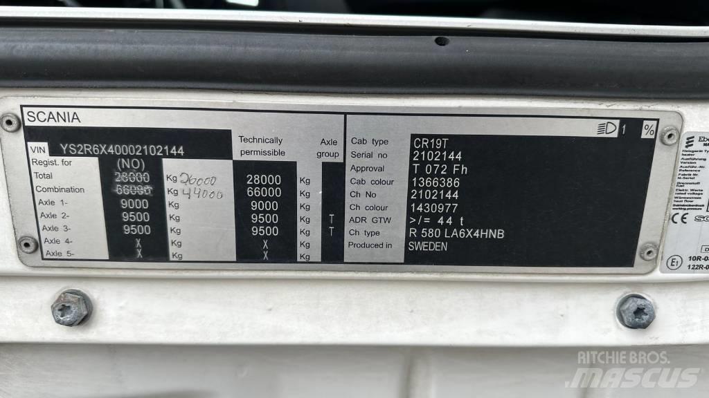 Scania R 580 Cavalos Mecânicos