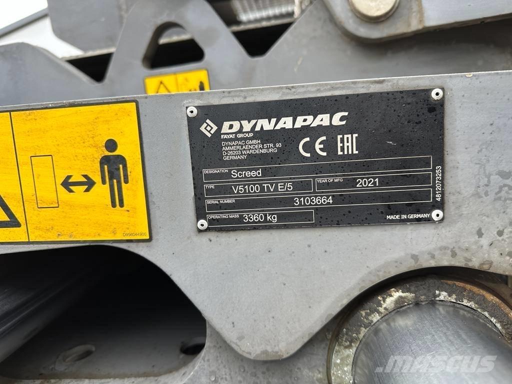 Dynapac SD 2500 CS Espalhadoras de asfalto