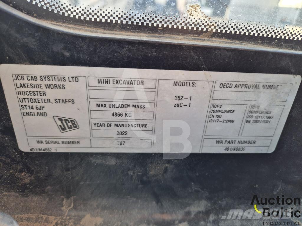 JCB 36C-1 Miniescavadeiras