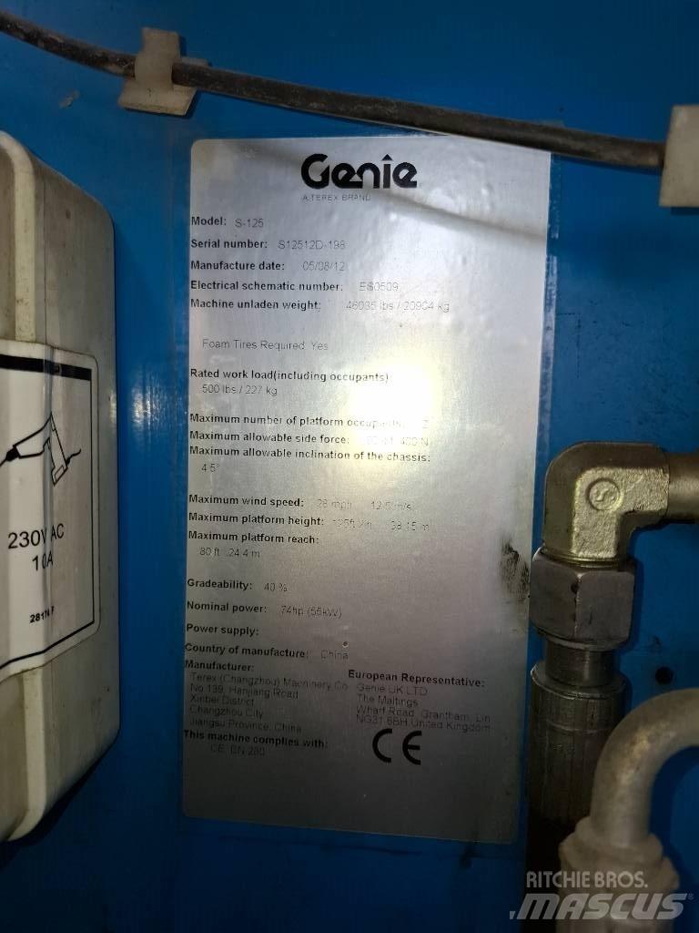 Genie S 125 Elevadores braços Telescópicos