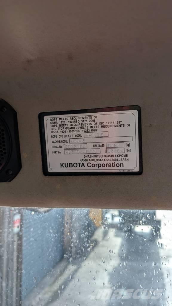 Kubota U 50-5 Escavadoras de demolição