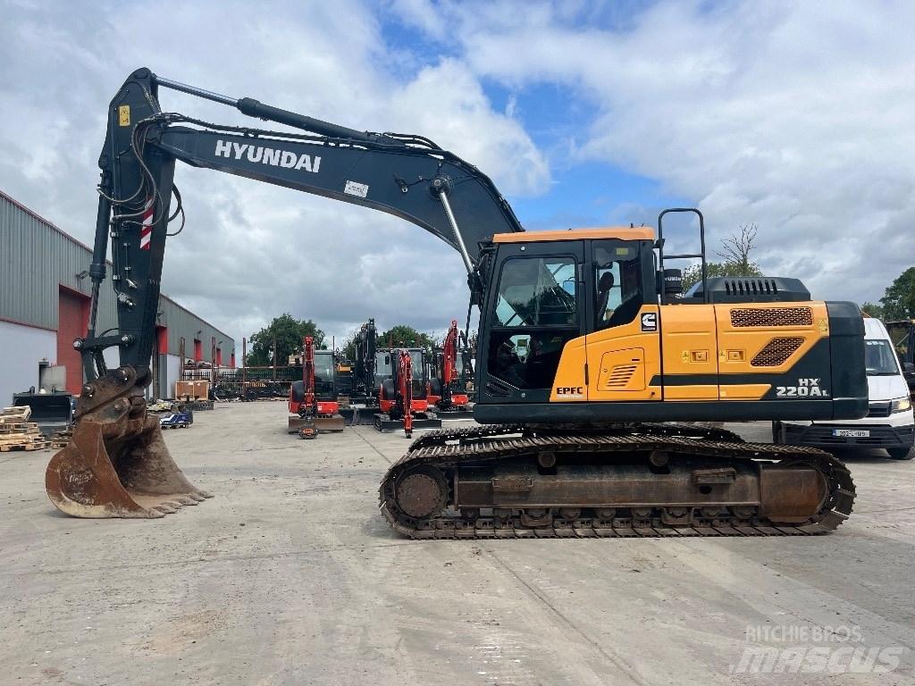 Hyundai HX220AL Escavadeiras de esteiras