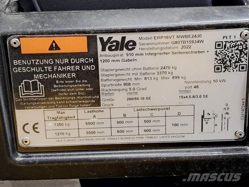 Yale ERP16VT Empilhadores eléctricos