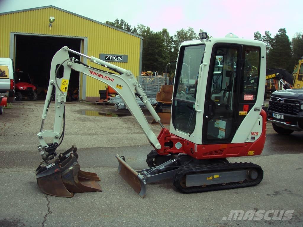 Takeuchi TB 216 Miniescavadeiras