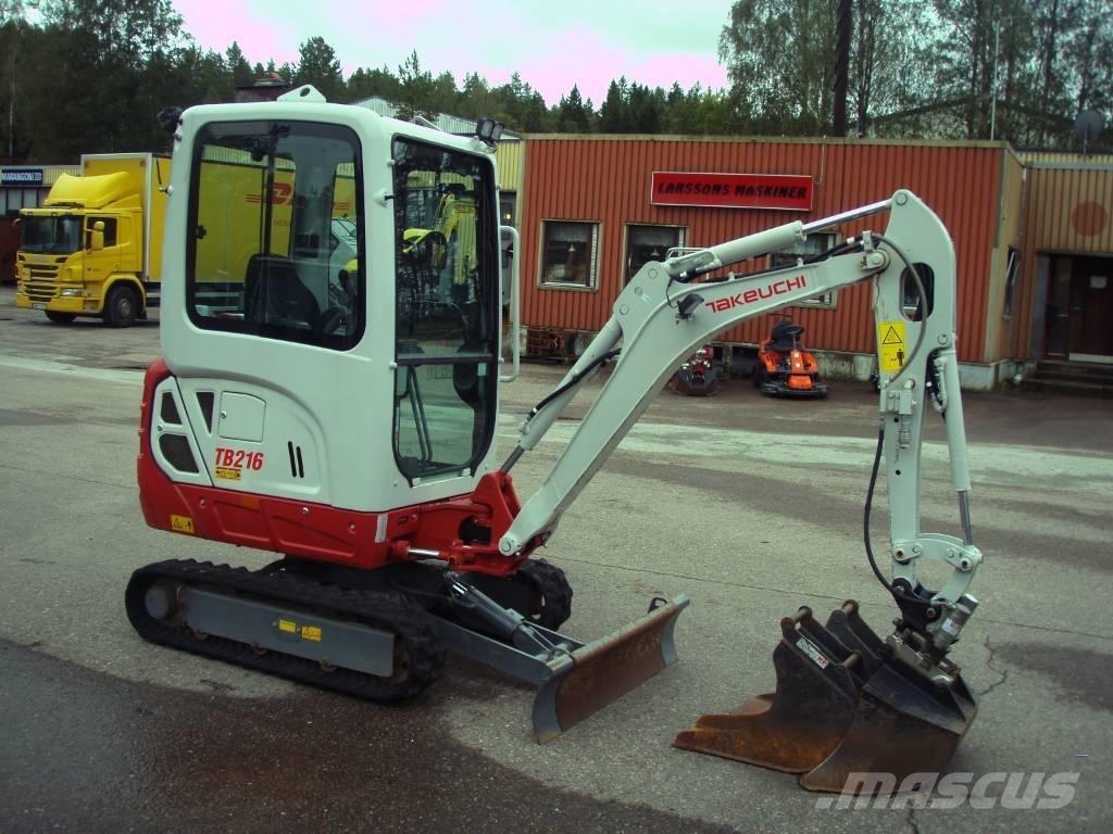 Takeuchi TB 216 Miniescavadeiras