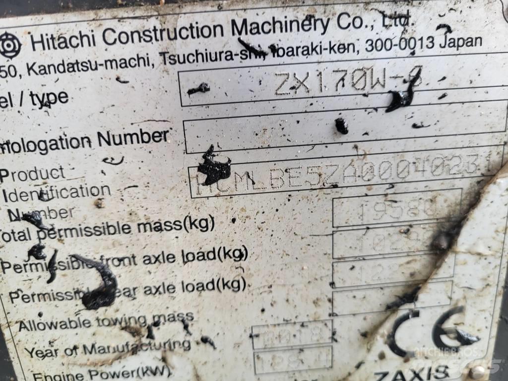 Hitachi ZX170W-6 Escavadoras de rodas