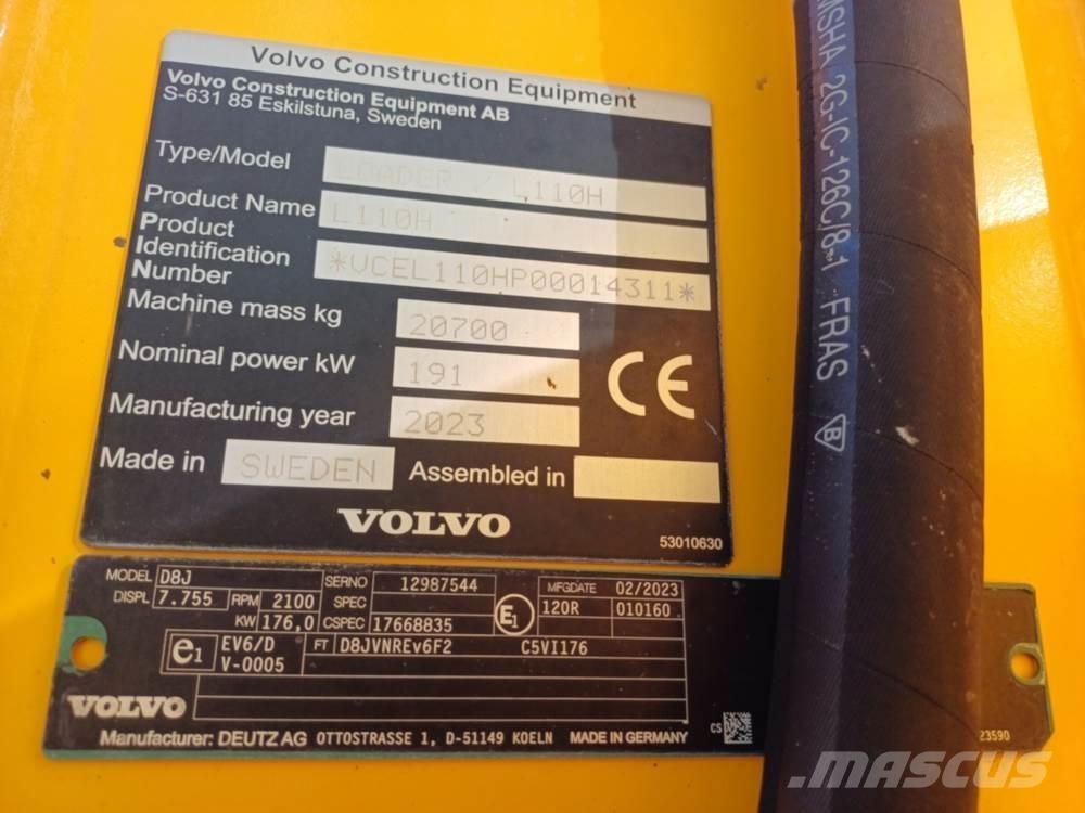 Volvo L110H Carregadeiras de rodas