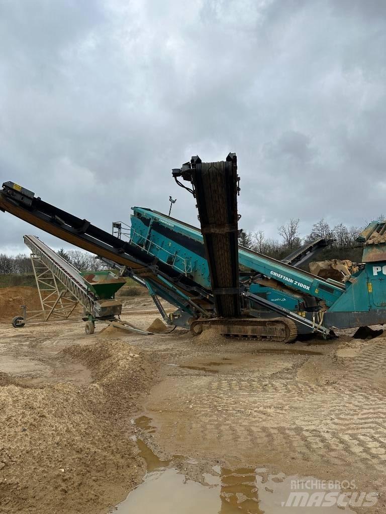 PowerScreen 2100X Crivos móveis