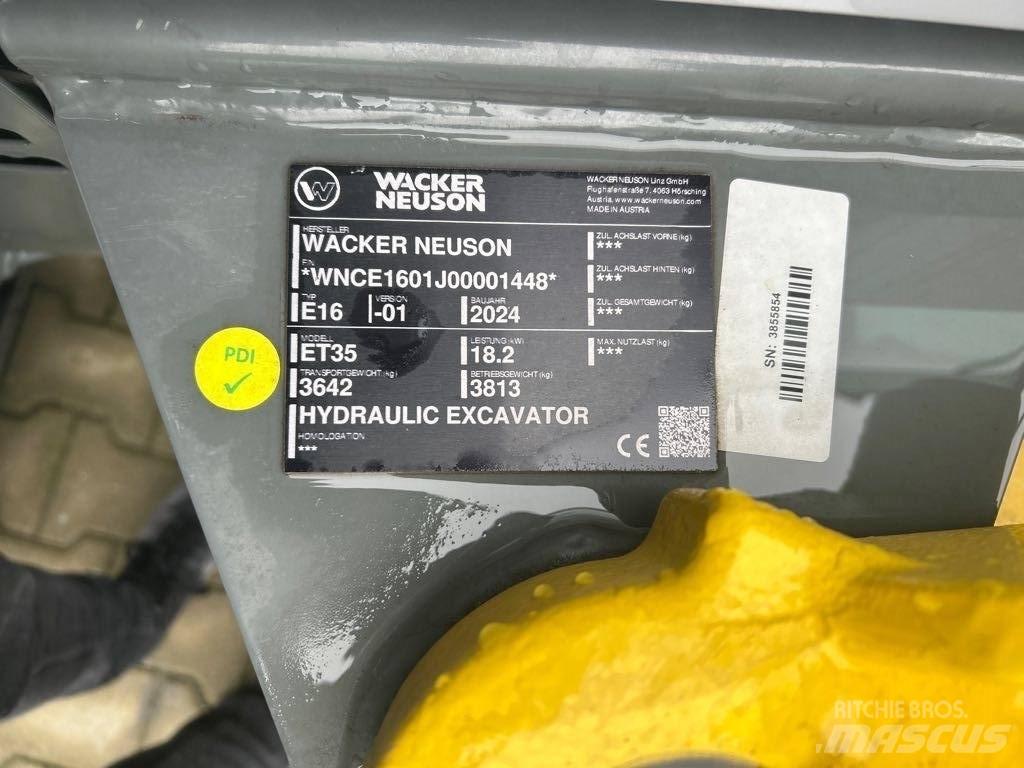Wacker Neuson ET35 Escavadeiras de esteiras