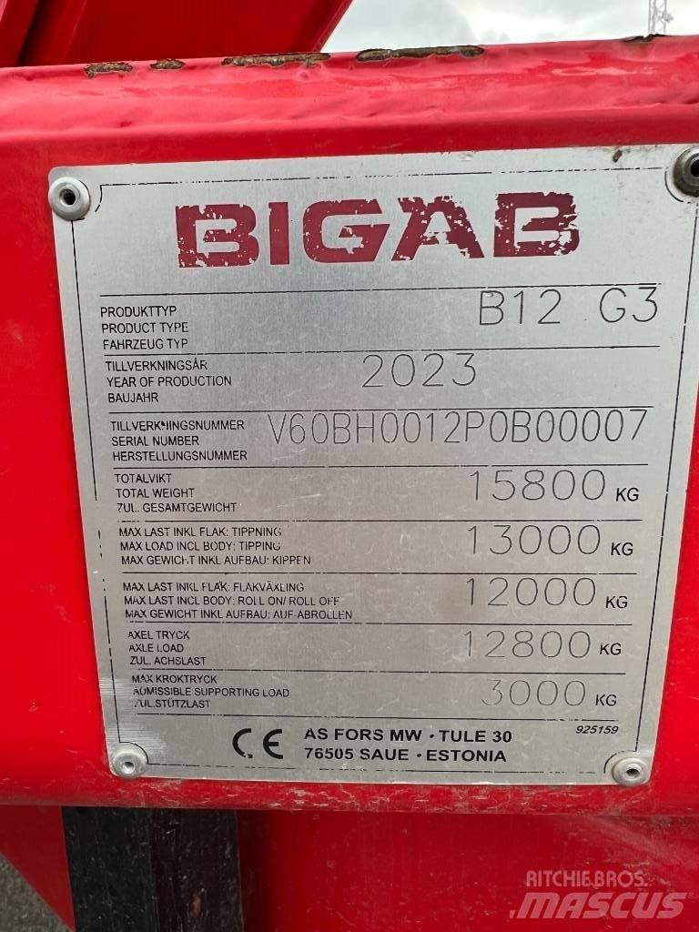 Bigab B 12 Reboques agricolas de uso geral