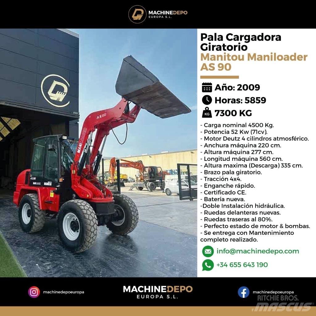 Manitou As 90 Mini carregadoras