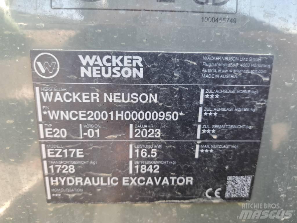 Wacker Neuson EZ17e Escavadeiras de esteiras