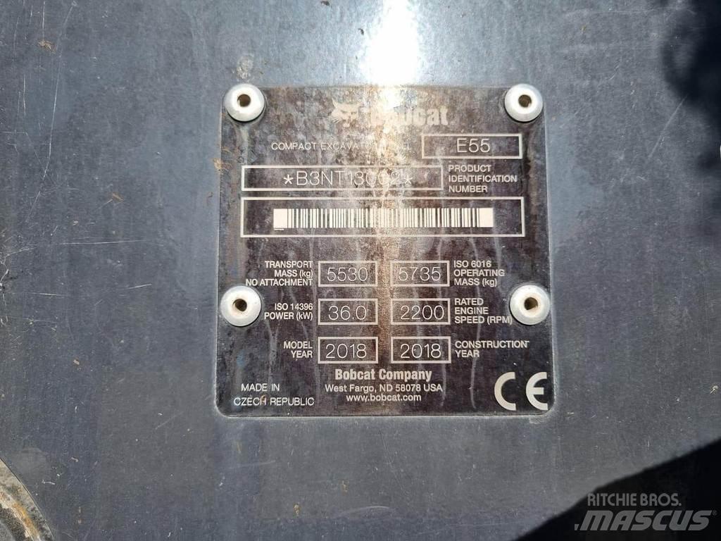 Bobcat E55 Miniescavadeiras