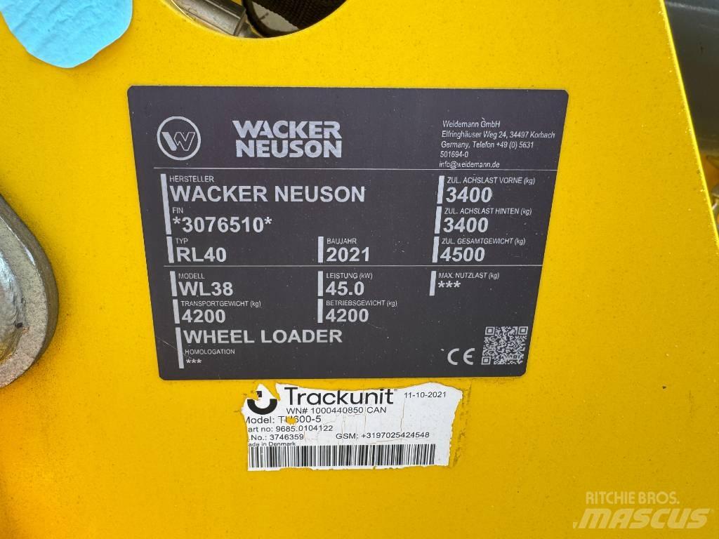 Wacker Neuson WL38 Carregadeiras de rodas