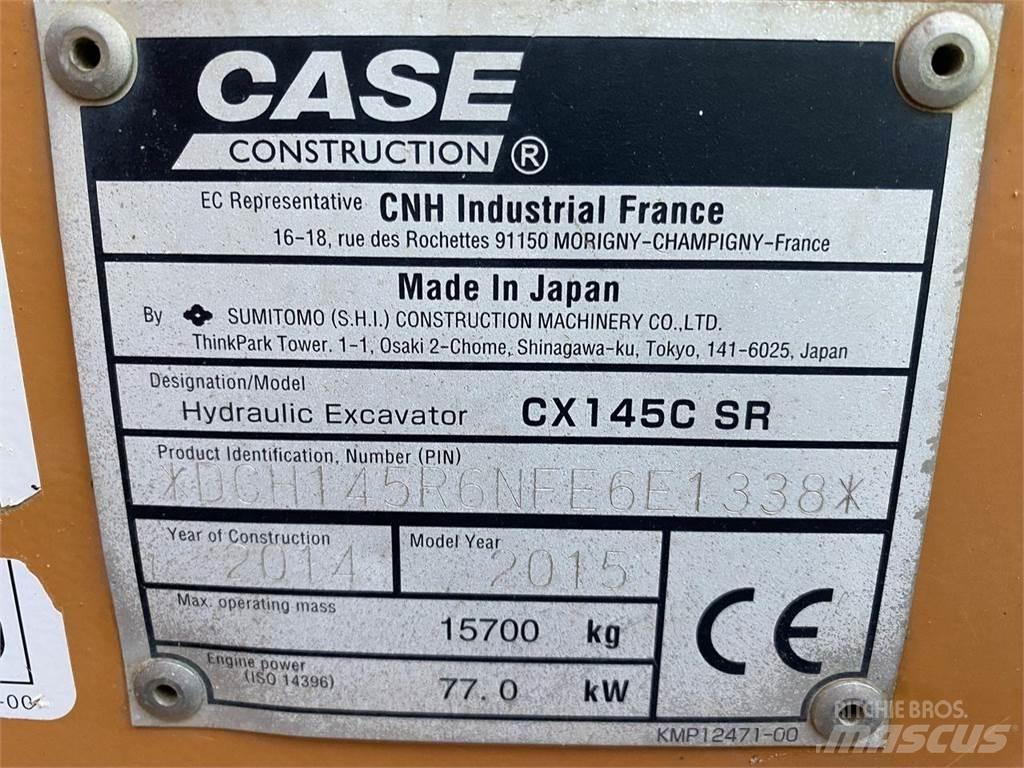 CASE CX145C Escavadeiras de esteiras
