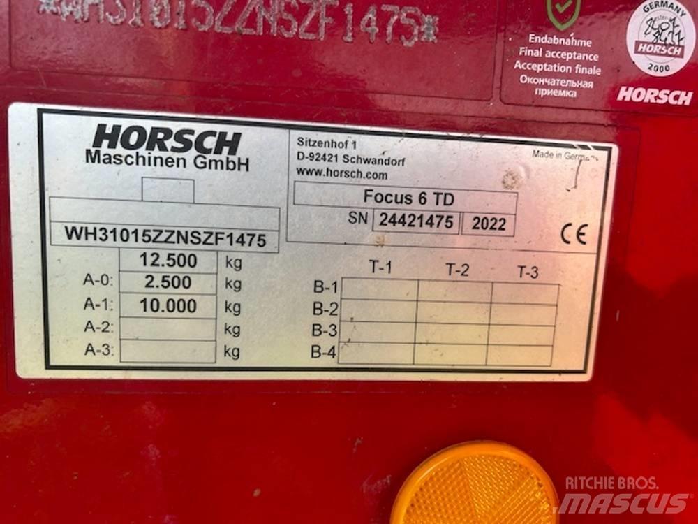 Horsch Focus 6 TD Perfuradoras combinadas