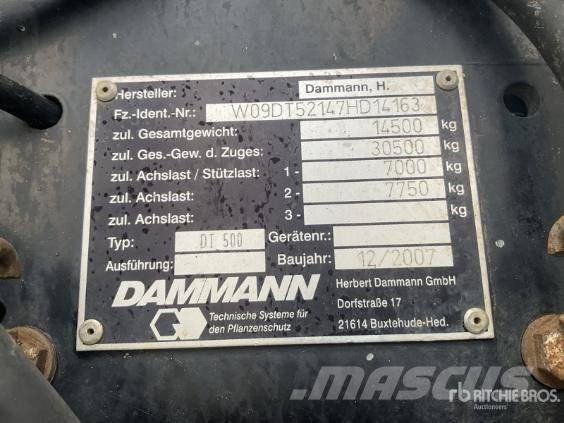Dammann DT 5000 Pulverizadores Automotrizes