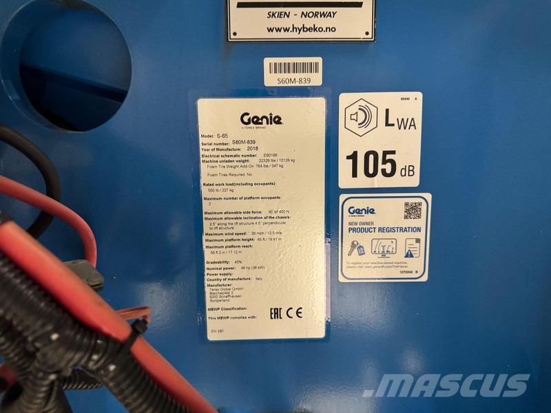 Genie S65 Outros elevadores e plataformas