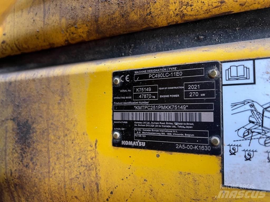 Komatsu PC490LC-11EO Escavadeiras de esteiras