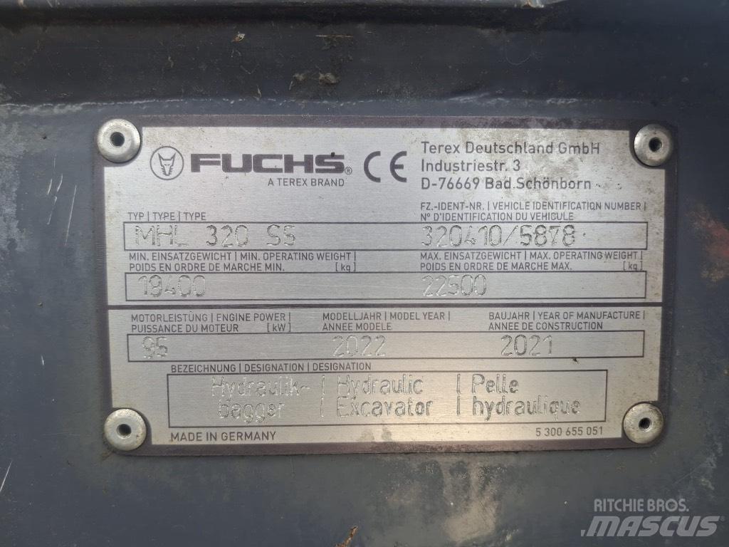 Terex Fuchs MHL320F Movimentação cargas - Outros
