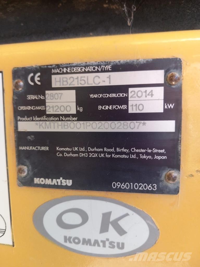 Komatsu HB 215 LC-1 Rastos