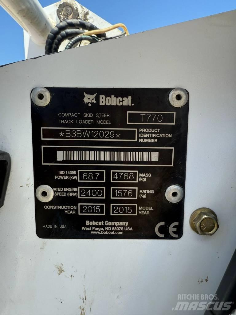Bobcat T 770 Carregadoras de lagartas