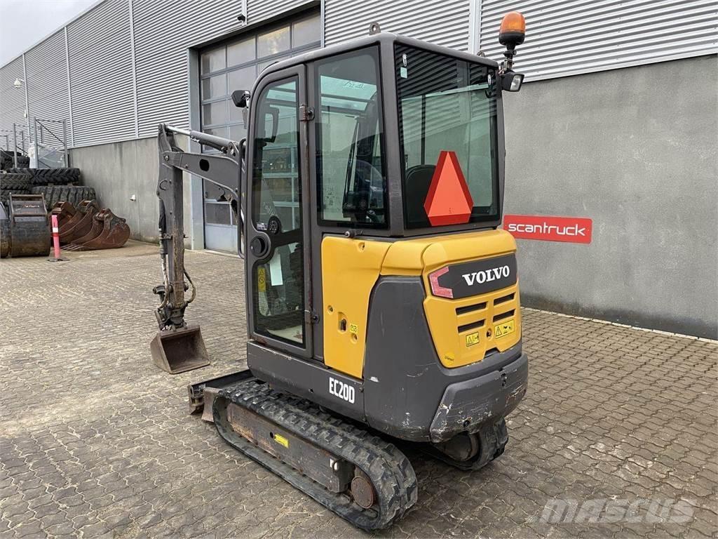Volvo EC20D Escavadoras de rodas