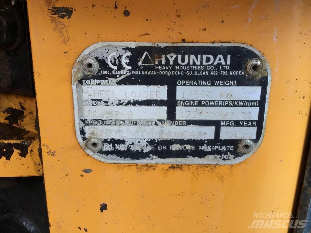 Hyundai HL 757-9 Carregadeiras de rodas