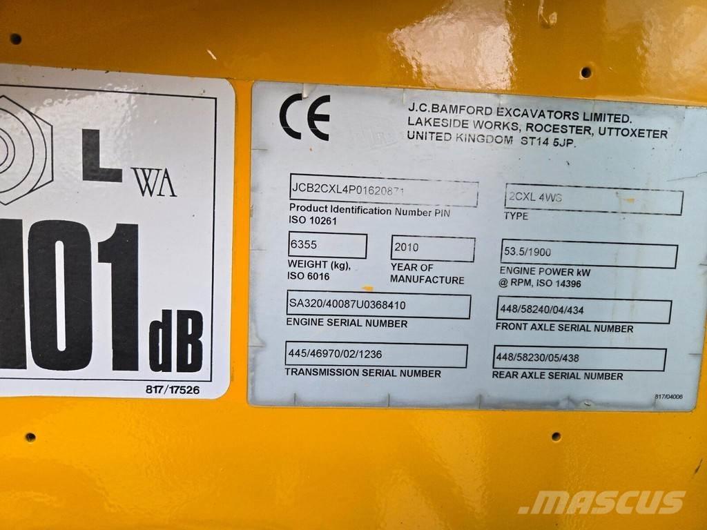 JCB 2CX Carregadeiras de rodas