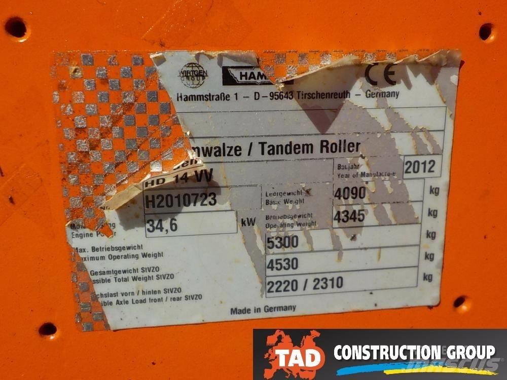 Hamm HD 14 Cilindros Compactadores tandem