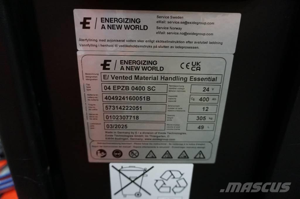 Toyota LPE250 Porta-paletes com plataforma