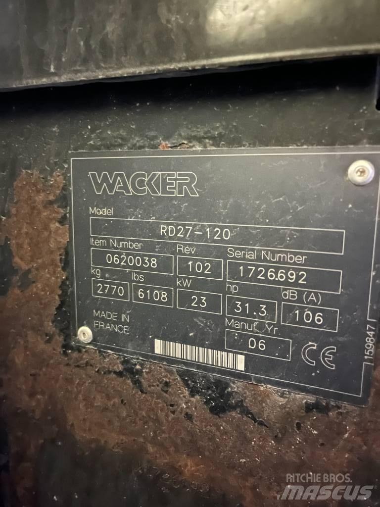 Wacker RD27 Compactadores para terra
