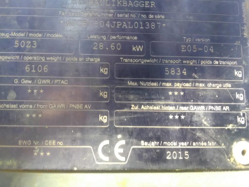 Wacker Neuson 50 Z3 Miniescavadeiras