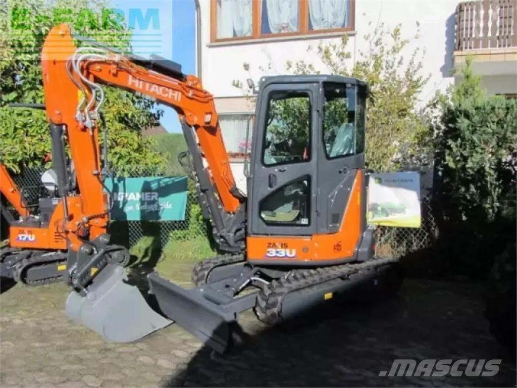 Hitachi zx 33 u-6 Escavadoras de rodas
