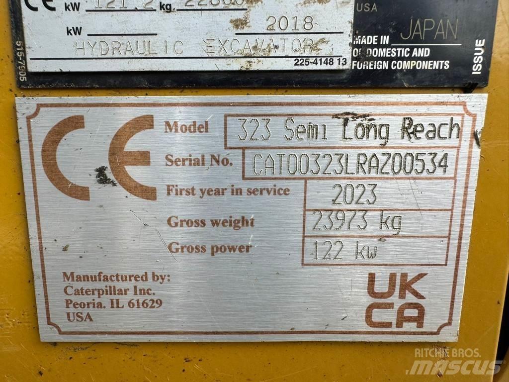 CAT 323 07A Escavadeiras de esteiras
