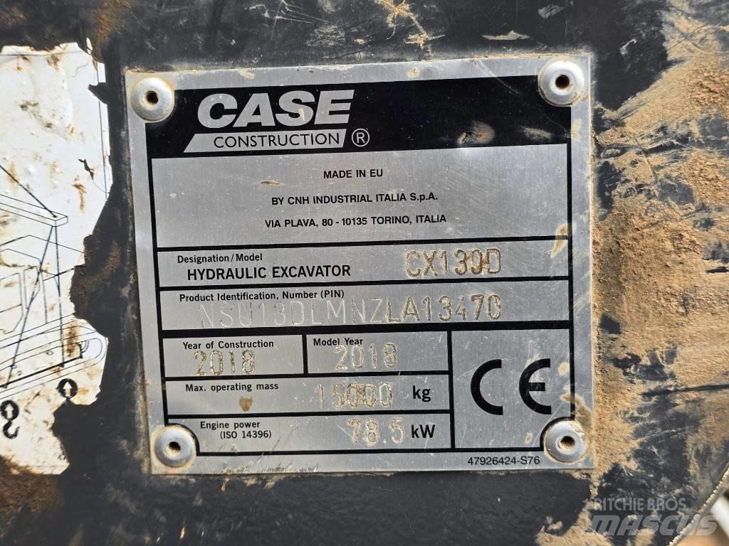 Case CX130 D Escavadeiras de esteiras