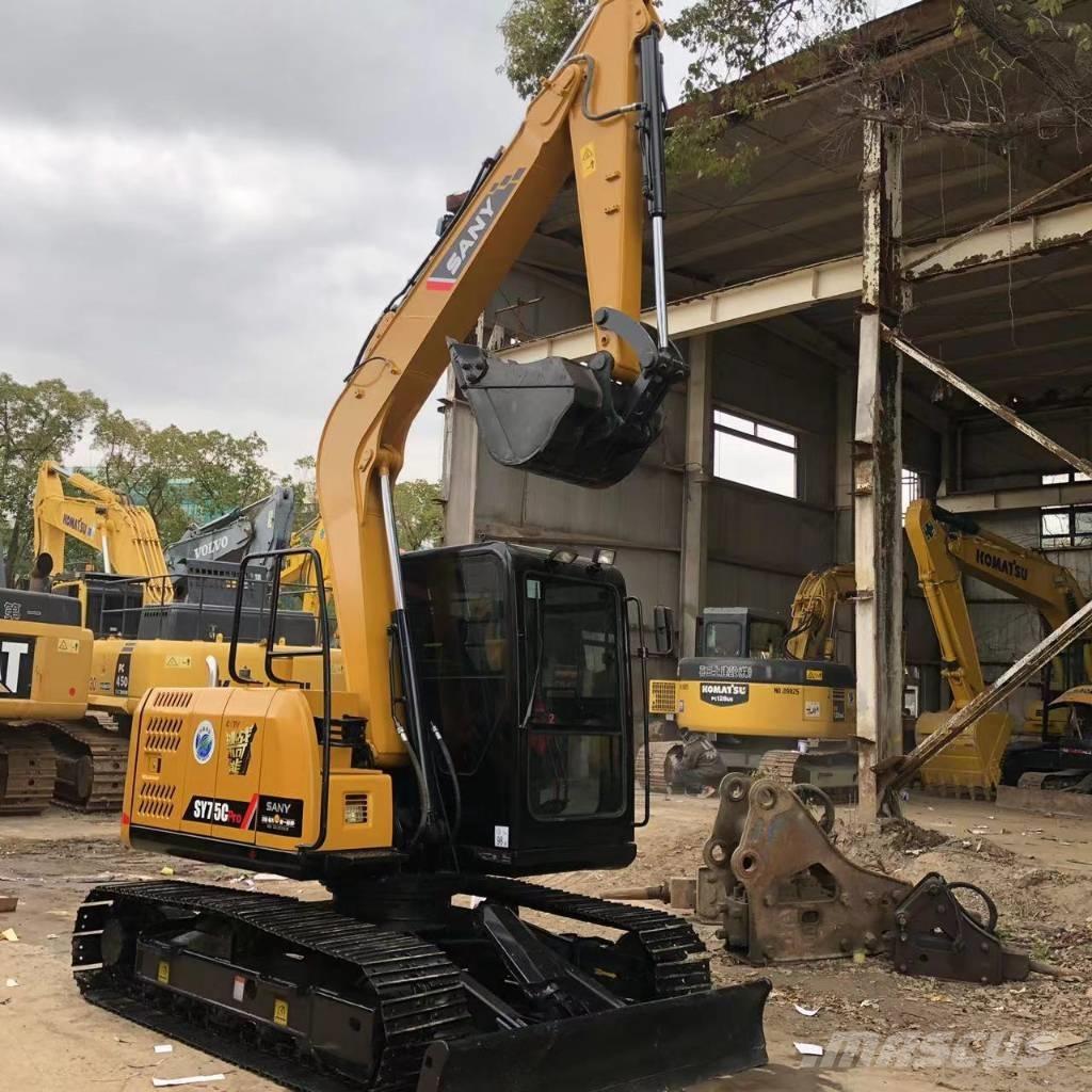 Sany 75pro Escavadeiras de esteiras