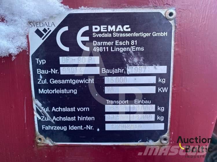 Demag DF 90 P Espalhadoras de asfalto