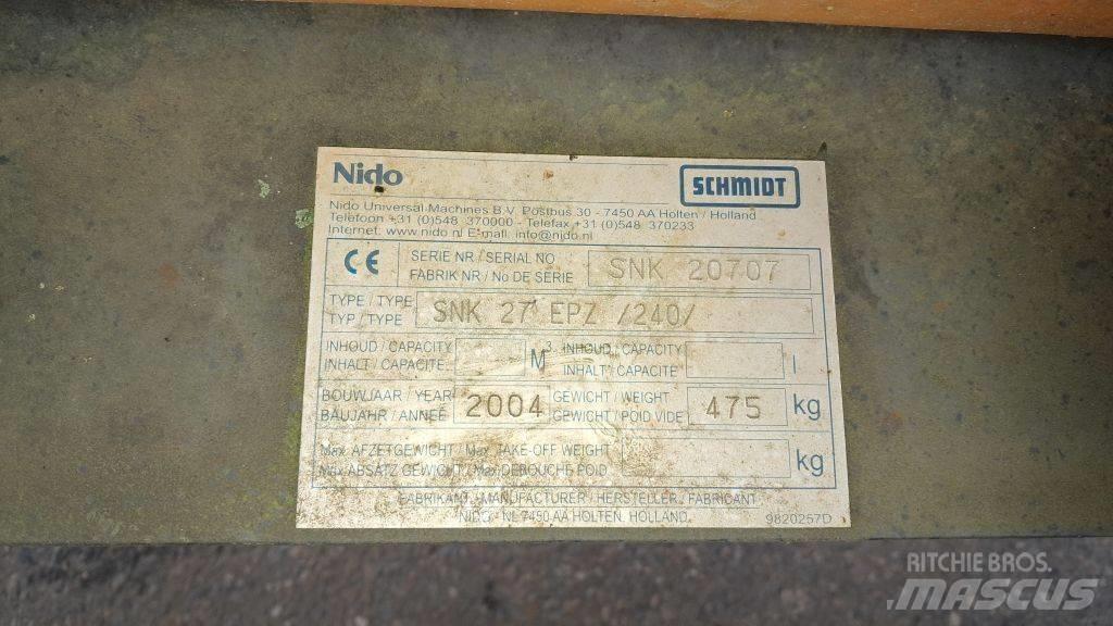 Nido SNK27 EPZ Lâminas de neve e arados